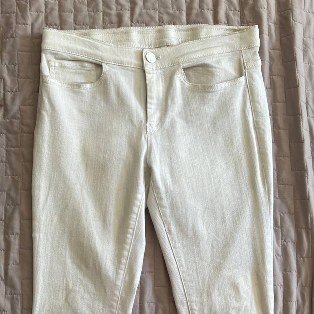J. Jill white skinny jean